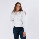 Zip Hoodie Jente Aske grå thumbnail