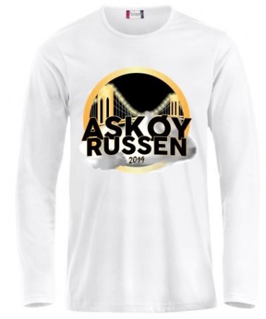 ASKØYRUSSEN 2019 - LONGSLEEVE HVIT - FARGEKODE 00