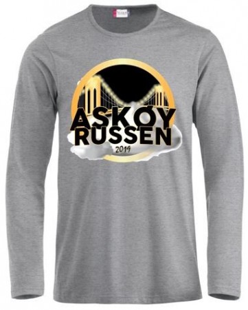 ASKØYRUSSEN 2019 - LONGSLEEVE GRÅMELERT - FARGEKODE 95